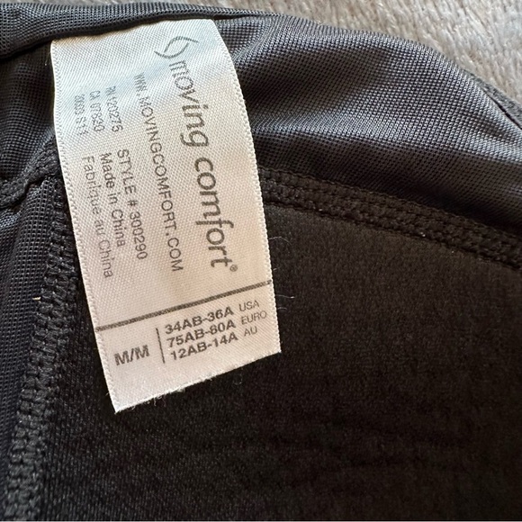 Moving Comfort Black Vixen High Impact Racerback Sports Bra - Picture 10 of 10